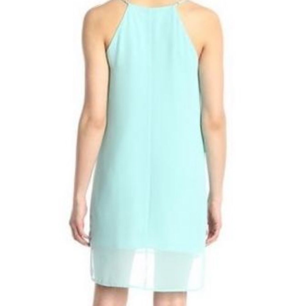 ‎BCBGeneration Chiffon Slip Dress Blush Color Size Small - Picture 6 of 8